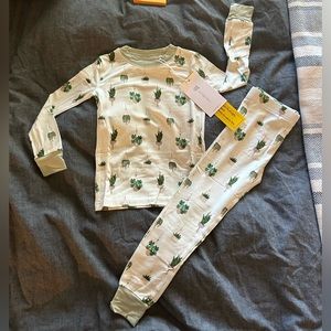 Kinderlein Sweet Sucuclent Long Sleeve Bamboo Pajama Set - 2T